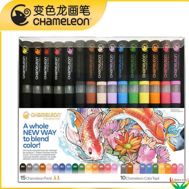 Chameleon Pens Mark Set, Two-End Glide Marker, Alcohol Ink, Soft Head  Painting Hand Drawing, Art